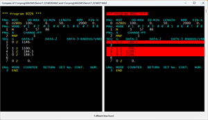 MazView compare window